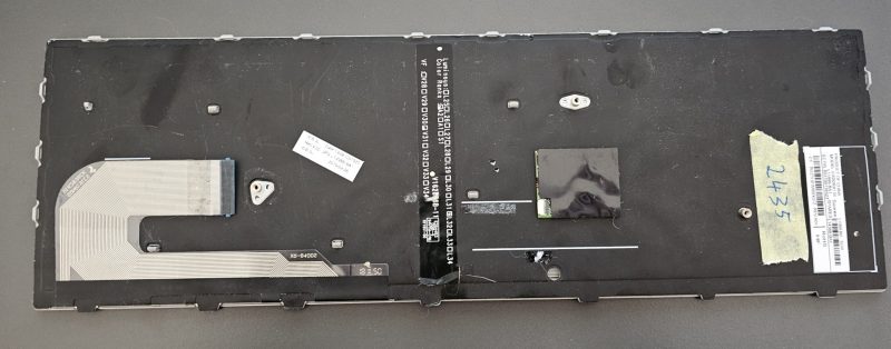 Tastiera originale HP EliteBook 850 G5 G6 755 G5 con retroilluminazione individuale, colore argento, L14366-001 | Layout sloveno | Sostituzione OEM - immagine 2