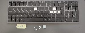 Tastiera retroilluminata per HP 848311-001 PK131C31A00 SG-81610-XUA SN7142BL | PK131C31A28 | Layout Regno Unito | Componenti per laptop