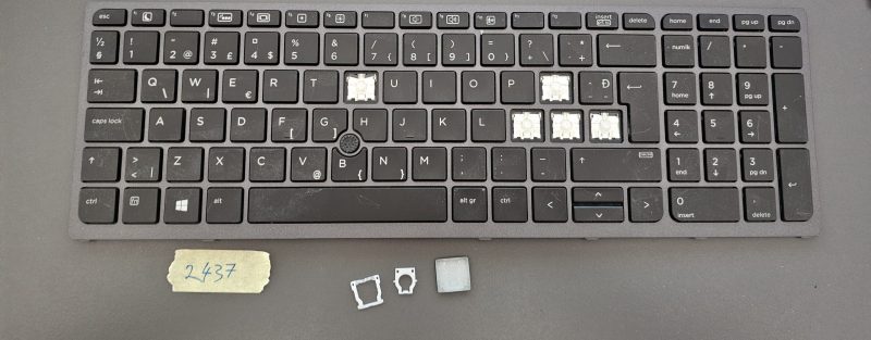 Tastiera retroilluminata per HP 848311-001 PK131C31A00 SG-81610-XUA SN7142BL | PK131C31A28 | Layout Regno Unito | Componenti per laptop