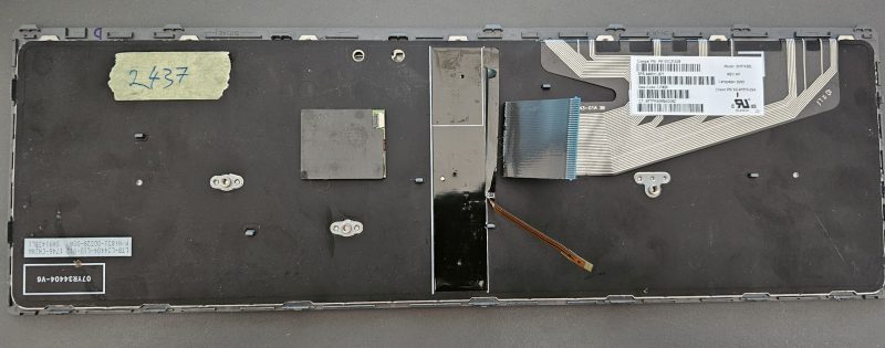 Tastiera retroilluminata per HP 848311-001 PK131C31A00 SG-81610-XUA SN7142BL | PK131C31A28 | Layout Regno Unito | Componenti per laptop - immagine 2