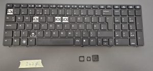 Tastiera per laptop HP 701986-001 per EliteBook 8570p | 550125W00-035-G | Layout UK | Componenti per laptop