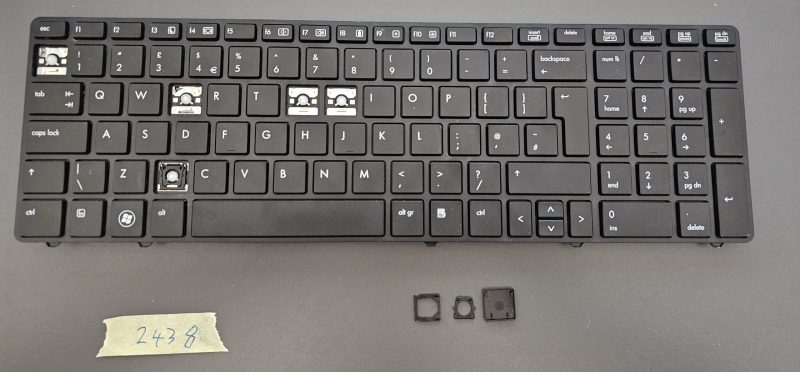 Tastiera per laptop HP 701986-001 per EliteBook 8570p | 550125W00-035-G | Layout UK | Componenti per laptop