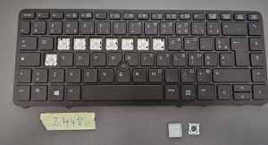 Tasti per tastiera portatile HP EliteBook 840 G1 G2, 850 G1 G2, ZBook 14 G1/G2, 15u G2 | 6037BOO85805 | Layout UK | Tasto singolo