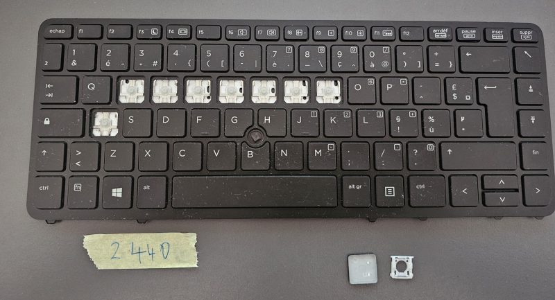 Tasti per tastiera portatile HP EliteBook 840 G1 G2, 850 G1 G2, ZBook 14 G1/G2, 15u G2 | 6037BOO85805 | Layout UK | Tasto singolo