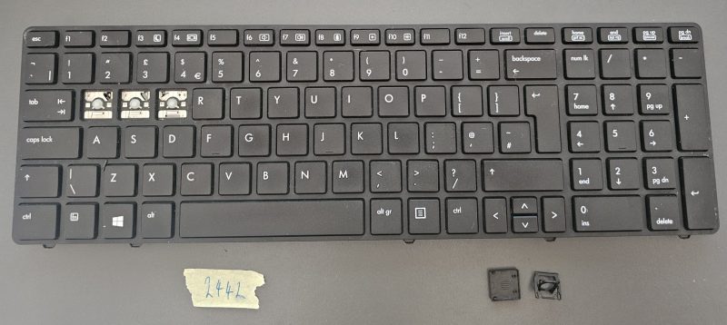 TASTIERA DI RICAMBIO FOXCONN [641180-001] per HP ProBook 550 | 10MG00-515-G11080301SM | Tasti singoli | Layout UK