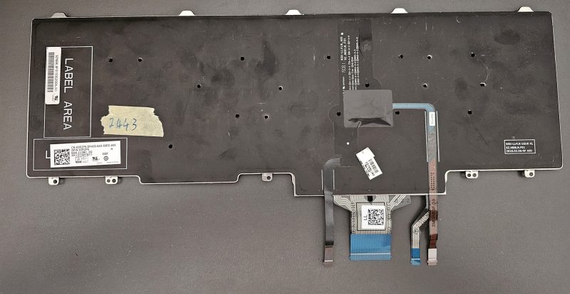 Tastiera originale Dell Latitude 5580, tasto 02R2P6 | Layout QWERTZ | Stati Uniti | Componenti per laptop - immagine 2