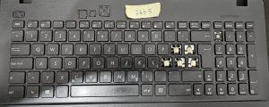Tasti singoli per tastiera portatile Asus F552 Series - Layout UK, senza retroilluminazione - Codice OKNBO-612BWB00