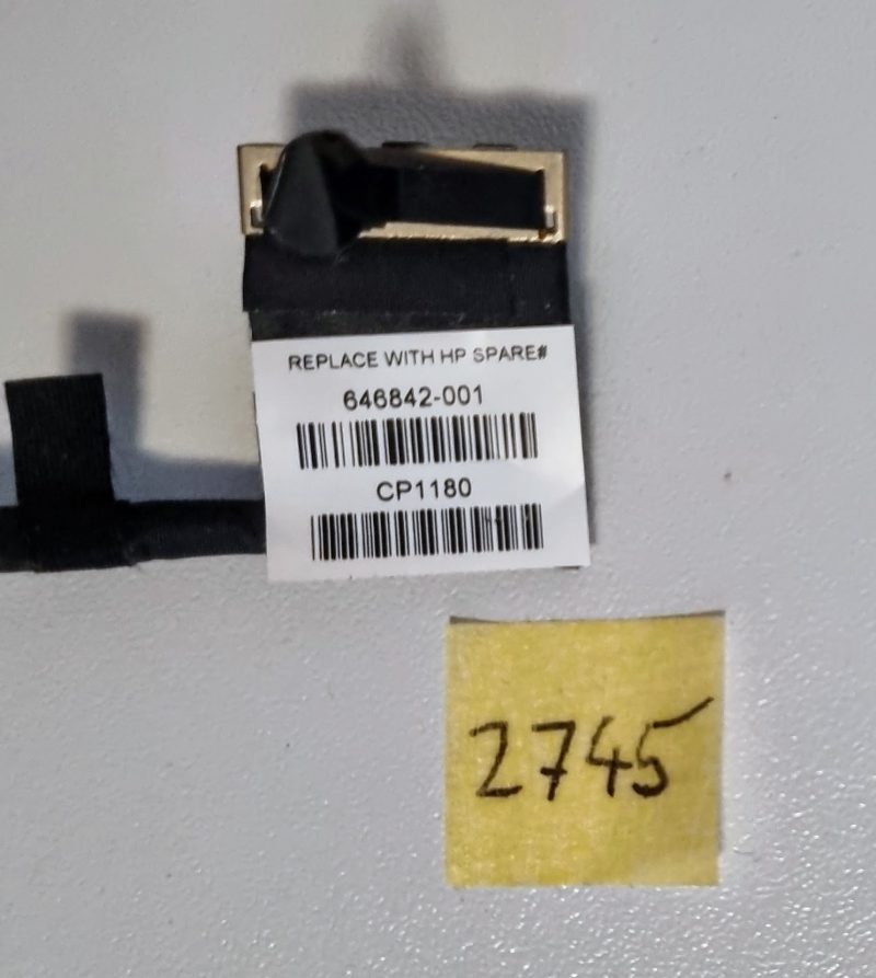 Cavo schermo originale HP 630-635 646842-001 Cavo monitor video LED piatto - immagine 2
