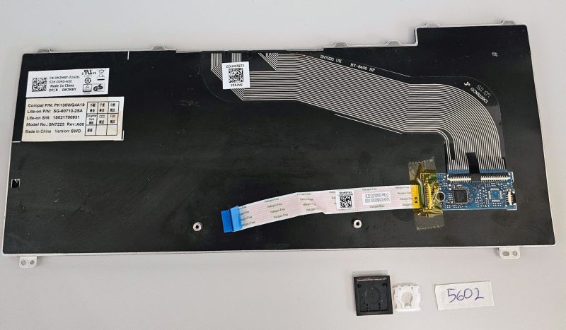 Sostituzione del tasto della tastiera Dell Latitude E5440 SN7223 0Y4H14 non retroilluminata - immagine 2