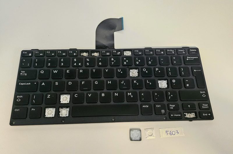 Sostituzione dei tasti della tastiera retroilluminata QWERTY per Dell Latitude 5414 03N36K