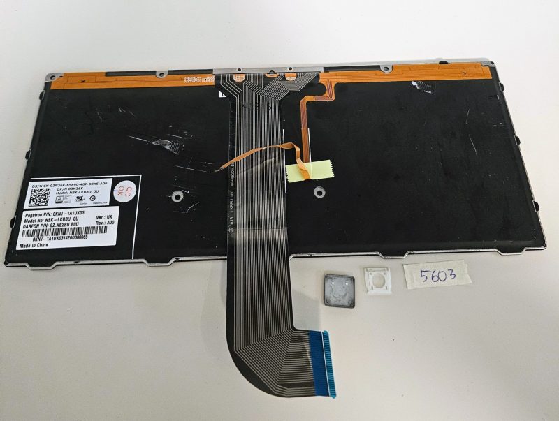 Sostituzione dei tasti della tastiera retroilluminata QWERTY per Dell Latitude 5414 03N36K - immagine 2