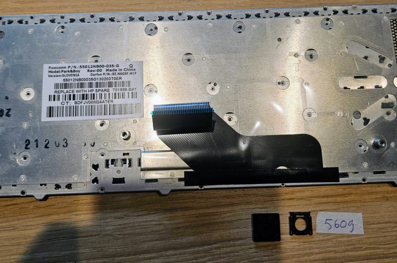 Sostituzione dei tasti della tastiera HP ProBook 6560b 6565b 6570b 641180-131 - immagine 2
