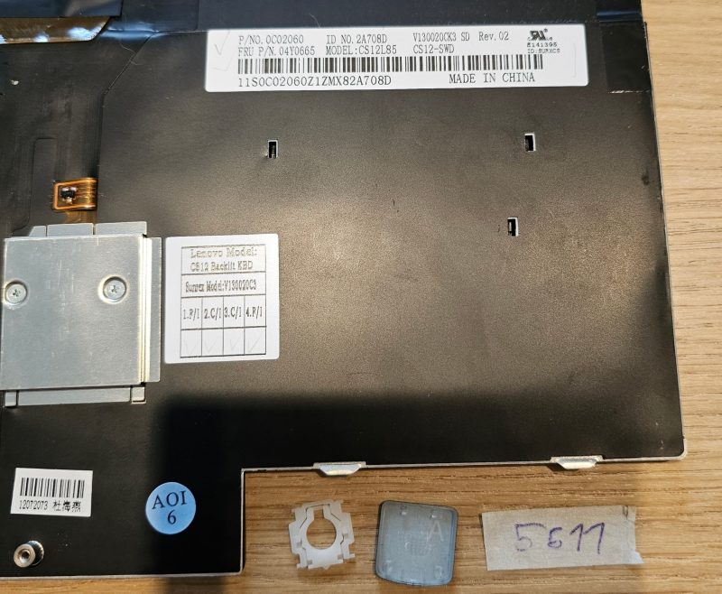 Sostituzione dei tasti della tastiera Lenovo ThinkPad X230/T430/T530 - (CS12L85) - immagine 2