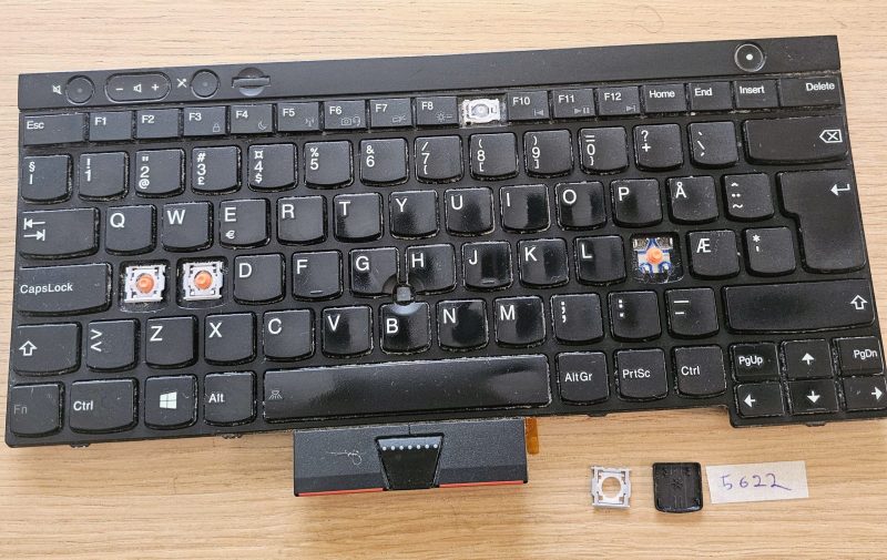 Tastiera retroilluminata per Lenovo ThinkPad T430/T530/X230 (04X1201, 0C01980)