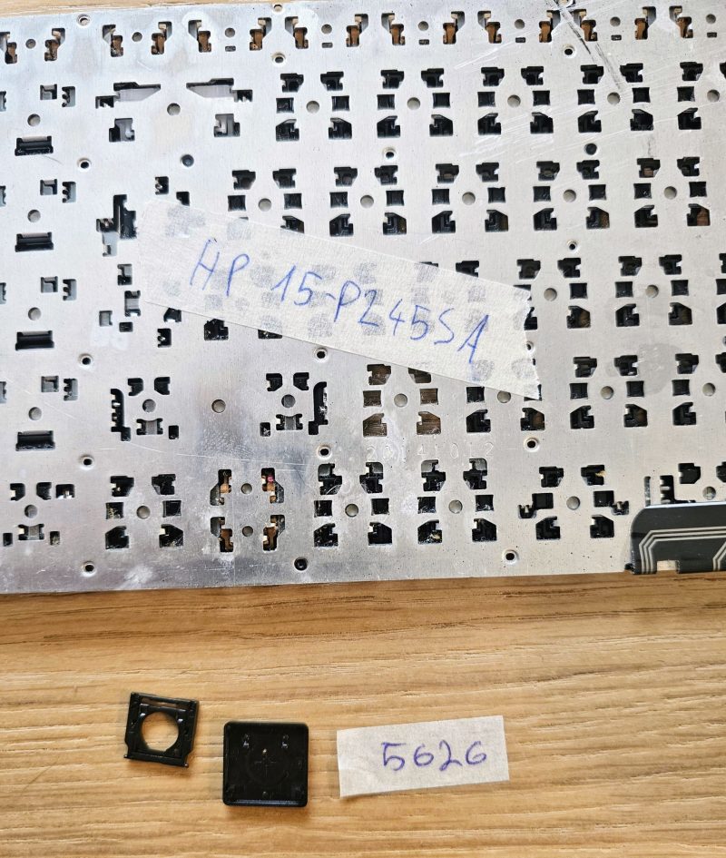 Sostituzione tasti HP Compaq Pavilion 15-P245SA - Nero, non retroilluminato - immagine 2