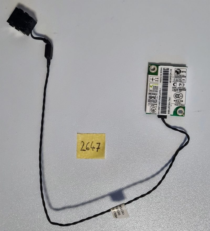 42T0806 42T0805 SCHEDA MODEM ORIGINALE LENOVO OEM 3000 N100 SERIE 0768 - immagine 2