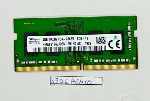RAM per laptop DDR4 da 4 GB 1Rx16 PC4-2666V SC0 11 – Aggiornamento memoria originale