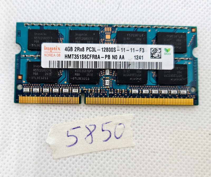RAM per laptop da 4 GB 2Rx8 PC3L-12800S – DDR3L 1600 MHz SODIMM