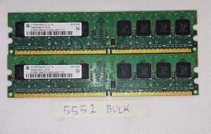 RAM BULK da 512 MB 1Rx8 PC2-4200U-444-11-A1 per desktop - Ricambio originale