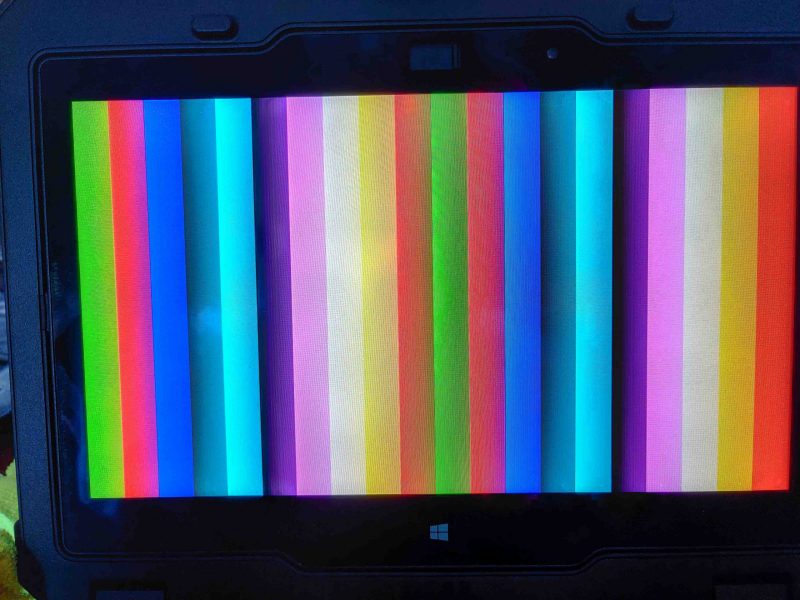 Pannello LCD touchscreen Dell 7204 da 11,6" IVB02 9ND4G OEM usato e testato - immagine 2