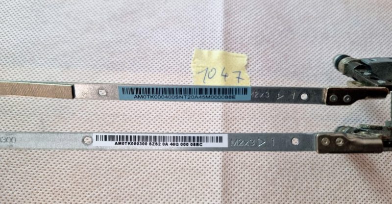 733634-001 AM0TK000300 AM0TK000400 KIT CERNIERA ORIGINALE HP ZBOOK 17 GRANDE - immagine 2