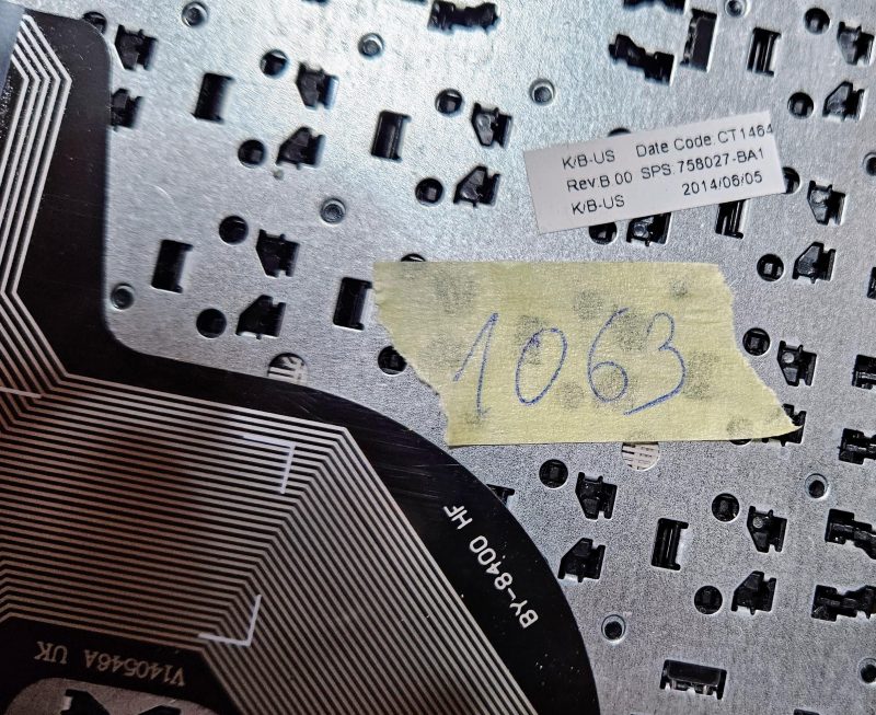 Tasti singoli per tastiera HP 350 G1 350 G2 355 G1 355G2 752928-001 758027-001 758027-001 ba1 - immagine 3