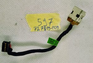 Jack di alimentazione CA/CC con cavo per HP ZBOOK 15 17 G1 G2 727819-SD9 727819-FD9