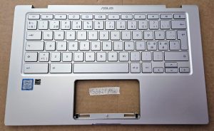 Tastiera per poggiapolsi ASUS Chromebook Flip C434 C434TA da 14" 13N1-7EA0A01 - Ricambio originale