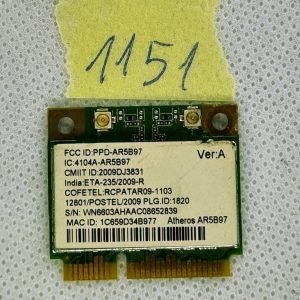 Scheda Wi-Fi Acer Aspire 7750 Atheros AR5B97 WN6603AH