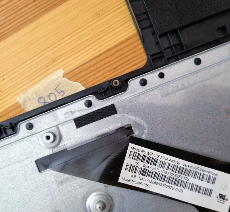 Acer Aspire E 15 ES1-512 ES1-531 EXTENSA 2530 Poggiapolsi e tastiera superiori - immagine 3