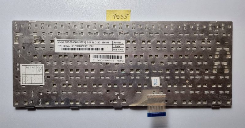 Tastiera originale italiana Asus EEEpc 1001PX 0KNA-191IT02MP-09A3610-5283 ITA - immagine 2