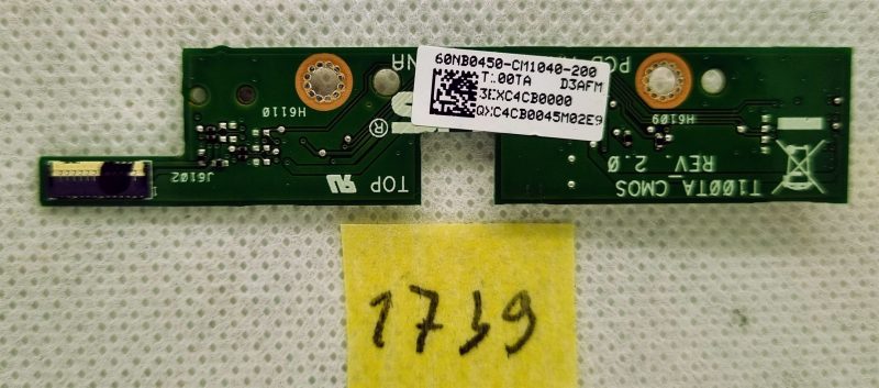 Parte di ricambio per la scheda della fotocamera OEM Asus Transformer Book T100TAM