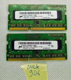 BULK 2 x MT8KTF25664HZ-1G6M1 ORIGINALE ORIGINALE MICRON 2GB PC3-12800