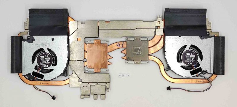Dissipatore di calore completo con ventole per la serie ASUS ROG Strix G513 G712 - immagine 2