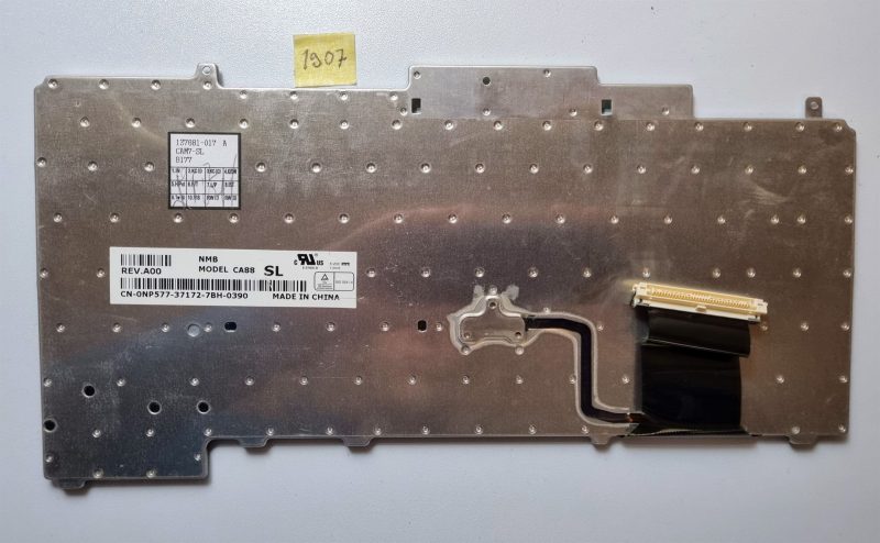 Tastiera per laptop Dell CA88 V103 KFRS nera polacca NP576 137681-000 serie M - immagine 2