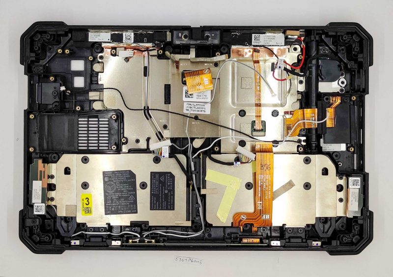 Telaio inferiore per tablet Dell Latitude 12 Rugged 7202 0P3T77, ricambio originale - immagine 2