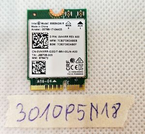 Scheda WiFi wireless 9560NGW R per laptop Dell Latitude 3500 0VHXRR, ricambio originale, spedizione rapida
