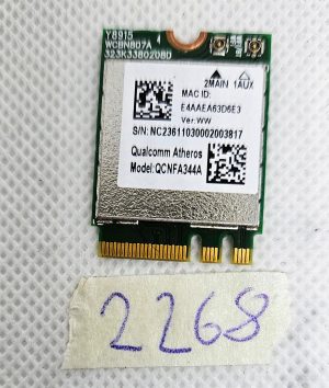 Scheda Wi-Fi wireless Dell Latitude 5289 (P29S) QCNFA344A - Ricambio originale Dell!