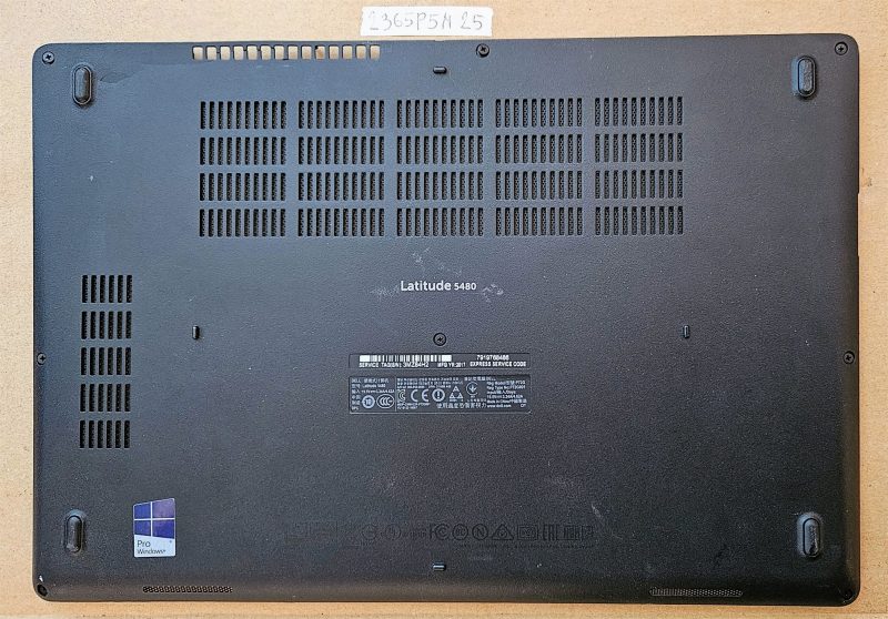 Copertura posteriore inferiore per laptop Dell Latitude 5480 96Y3N - Ricambio originale