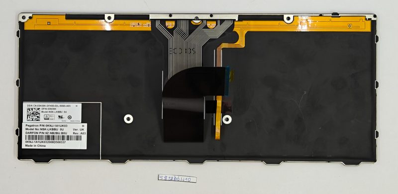Tastiera retroilluminata robusta per Dell Latitude 7204/7214/7330 UK 03N36K – Ricambio originale - immagine 2