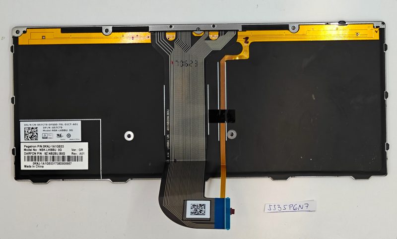 Tastiera retroilluminata DE robusta per Dell Latitude 7404/7414/7424 usata - immagine 2