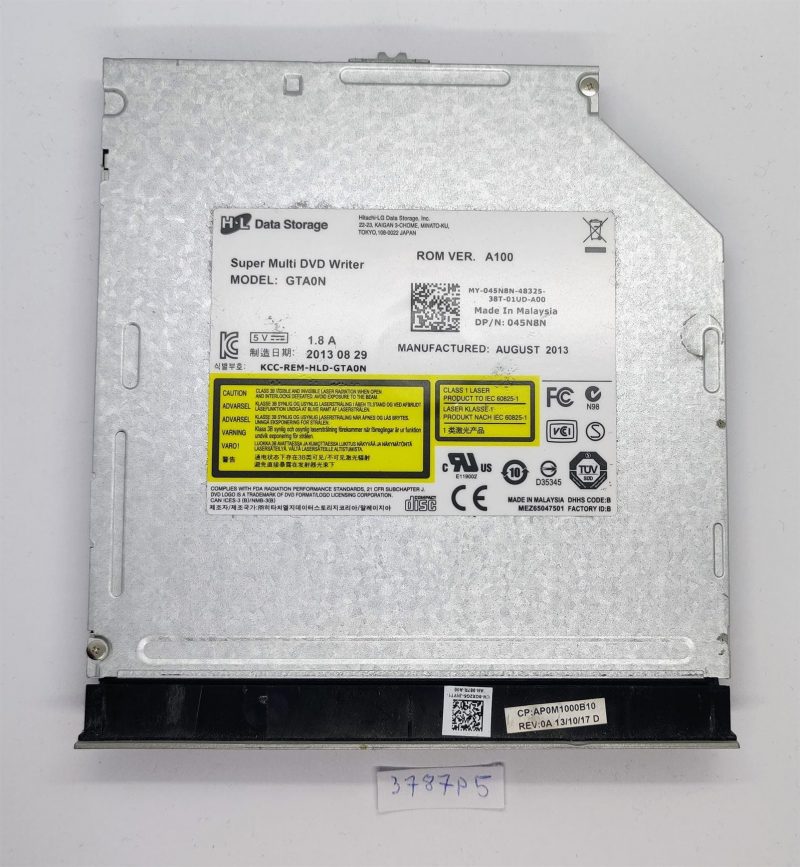 Unità interna CD-DVD-RW Dell Latitude E5430 E5530 GTA0N 045N8N Ricambi originali per laptop