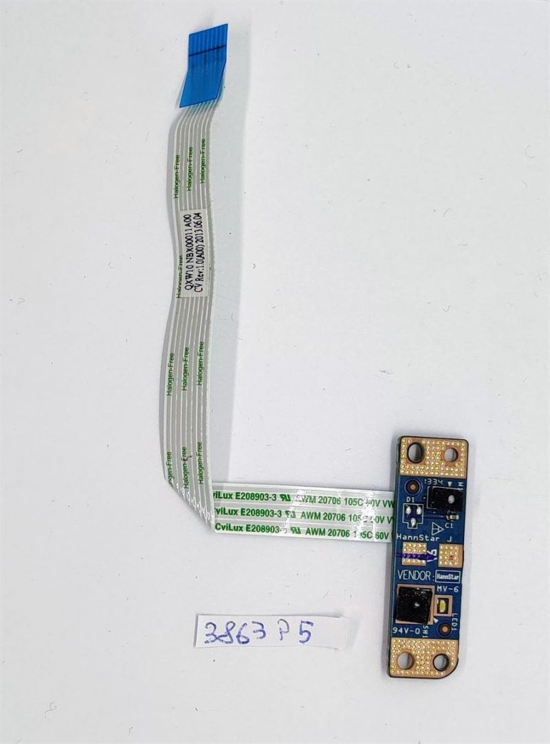 Scheda pulsante di accensione JPWR1 per Dell Latitude E5530 - Ricambio originale - immagine 2
