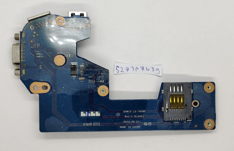 Scheda VGA/USB/Ethernet LS-7908P per Dell Latitude E5530 – Ricambio originale - immagine 2