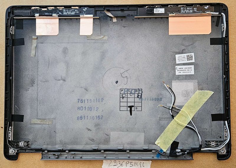 Coperchio superiore posteriore LCD Dell Latitude E7270 05G9NG di ricambio - Ricambio originale - immagine 2