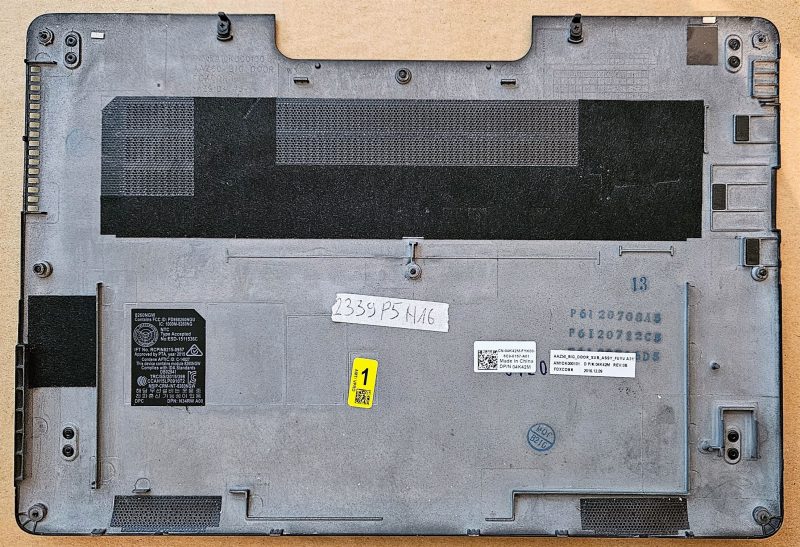 Copertura inferiore per laptop Dell Latitude E7270, nera, 4K42M 04K42M CN-04K42M - immagine 2