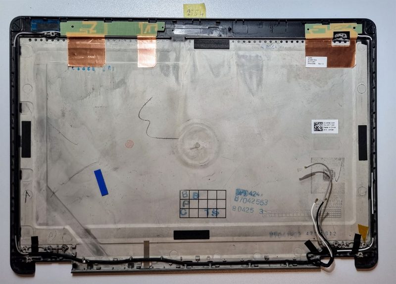 Dell Latitude E7470 7470 Coperchio posteriore LCD Coperchio posteriore Custodia WLAN3X3 0HF58X HF58X FVX0Y 0FVX0Y AM1DL000503 Nero - immagine 2