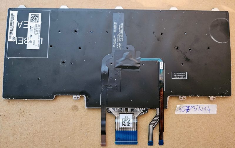 Tastiera Dell Latitude E5450 E5470 E7470 E7450 07TNDW NSK-LK1BC - Ricambio originale OEM per laptop retroilluminato - immagine 2