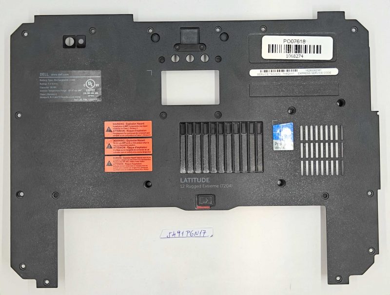 Coperchio inferiore Dell Latitude Rugged 12 Extreme 7204 7H8QNY1 – Ricambio originale