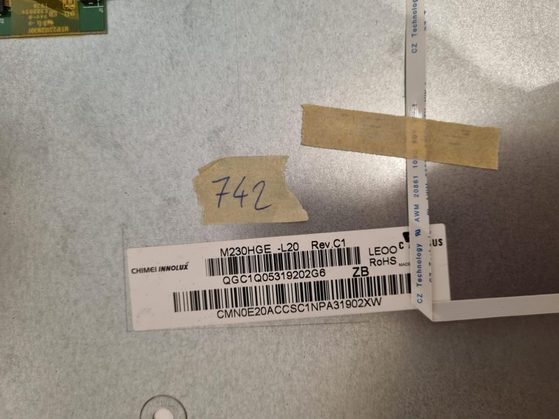 Pannello schermo LCD Dell Optiplex 9010 23" PN 0D3CM1 CF CHIMEI M230HGE-L20 - immagine 4